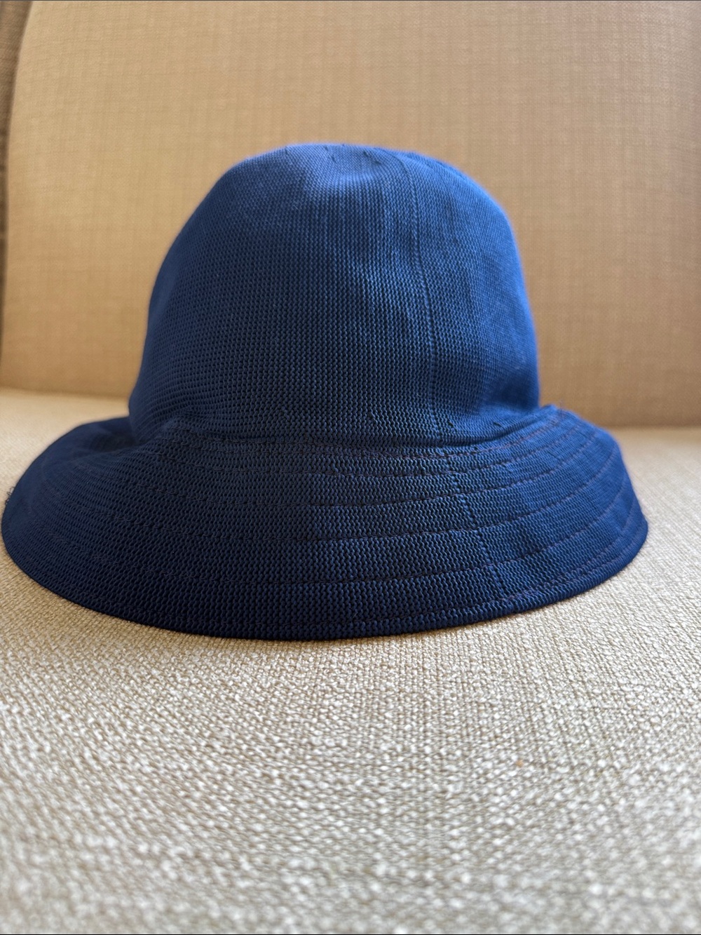 Kangol Vintage Blue Knit Bucket Hat